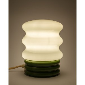 Eine Lampe im Space-Age-Stil, hergestellt von Graewe, Typ 4516, Deutschland, 1970er Jahre.
