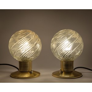 Coppia di lampade da comodino in stile Space Age, Germania, anni ’80.