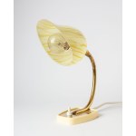 Glass table lamp/nightlight, Germany, 1950s/1960s.