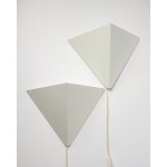A set of two minimalist wall sconces, Denmark.