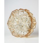 Lampada da soffitto dalla curiosa forma geometrica, Danimarca, anni '60.