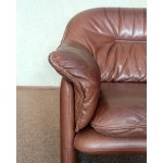 Divano in pelle prodotto dall'azienda svizzera De Sede.