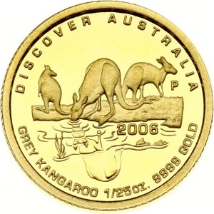 Australia 5 Dollars 2006 P Grey Kangaroo