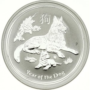 1 dollar australien 2018 P – Année du Chien