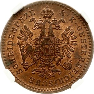 Austria 1 Kreuzer 1859 A NGC MS 64 RB