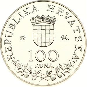 Croatia 100 Kuna 1994 Pope John Paul II