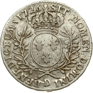 France 1/2 écu 1726 D