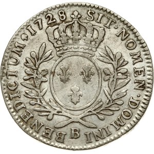 France 1/2 écu 1728 B