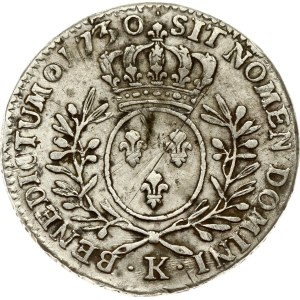 France 1/2 écu 1730 K