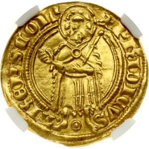 Germania, Colonia, Goldgulden ND (1371-1414) NGC AU 58 TOP POP