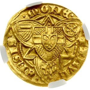 Germania, Colonia, Goldgulden ND (1371-1414) NGC AU 58 TOP POP