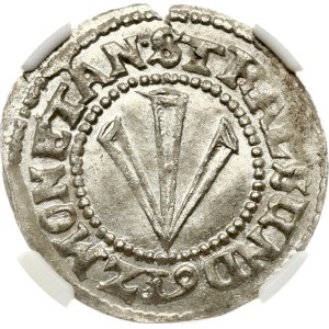 Niemcy, Stralsund, grosz z 1612 r., NGC MS 64, TOP POP