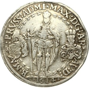 Niemcy, Zakon Krzyżacki, 2 talary, 1614 r., Hall