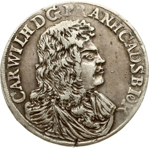 Germany Anhalt-Zerbst 2/3 Taler 1676 CP