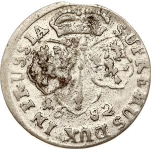 Německo, Braniborsko-Prusko, 6 groscherů, 1682 HS