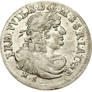 Germany Brandenburg-Prussia 6 Groschen 1687 HS