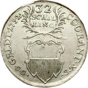 Germany Lübeck 32 Schilling 1732 JJJ