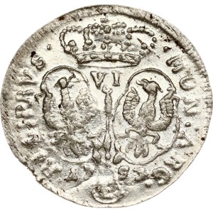Niemcy, Prusy, 6 groszy, 1753 r., E ST