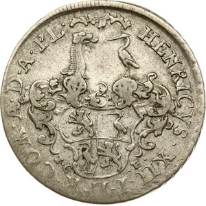 Germany Reuss-Schleiz 1/6 Taler 1763 ICE