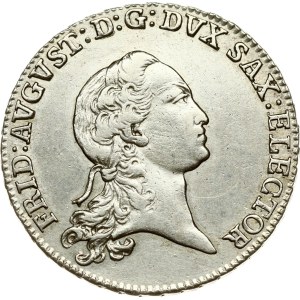 Germany Saxony 2/3 Taler 1770 EDC