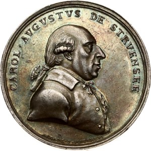 Germania, Prussia: medaglia dedicata a Carl August von Struensee, ministro delle finanze