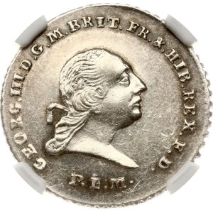 Niemcy, Brunszwik-Lüneburg-Calenberg-Hanower, 1/6 talara, 1796 r., PLM, NGC, UNC, SZCZEGÓŁY