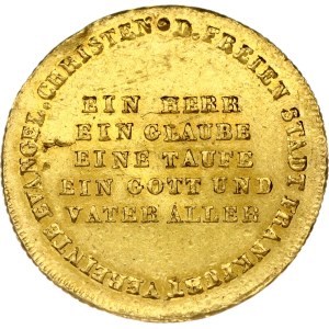 Germany Frankfurt Ducat 1817 Tricentenary of the Reformation