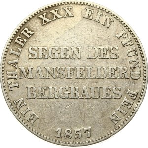 Germany Prussia Mining Taler 1857 A