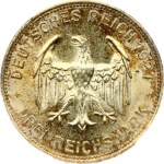 Germany Weimar Republic 3 Reichsmark 1927 F Tubingen University PCGS MS 62
