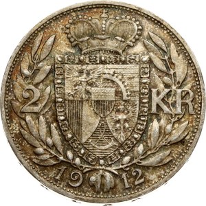 Liechtenstein, 2 couronnes, 1912