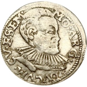 Livonia Courland and Semigallia Trojak 1596 Mitau (R5)
