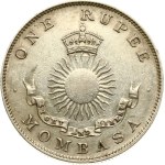 Mombasa Rupee Rupee 1888 H