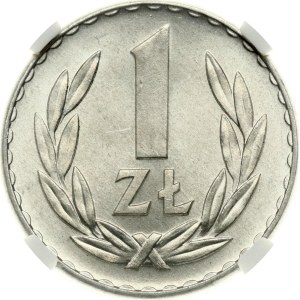 Pologne, 1 zloty, 1949, NGC MS 66