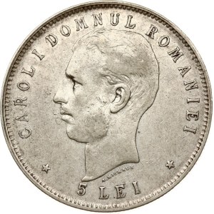 Romania 5 Lei 1906 Anniversary of the Reign
