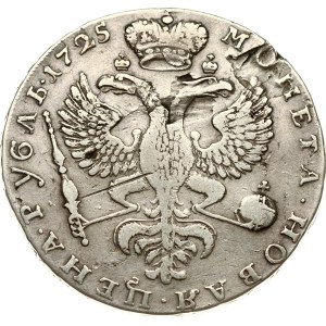 Ruský rubľ 1725 Moskva