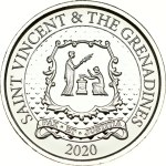 Saint Vincent and the Grenadines 2 Dollars 2020 Peace and Justice