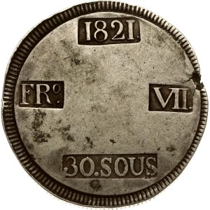 Španielsko, Mallorca, 30 sous, 1821