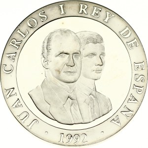 Spain 2000 Pesetas 1992 M Tug of War