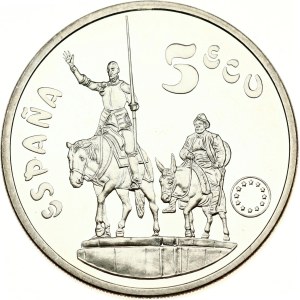 Spain 5 ECU 1994 M Miguel de Cervantes