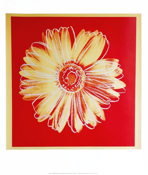 Andy Warhol (1928 - 1987), Daisy (stokrotka) z cyklu motywów kwiatowych