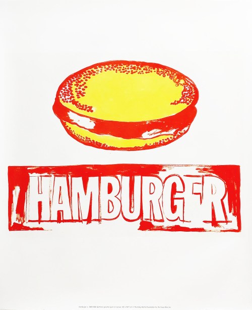 Andy Warhol (1928 - 1987), Hamburger from the 