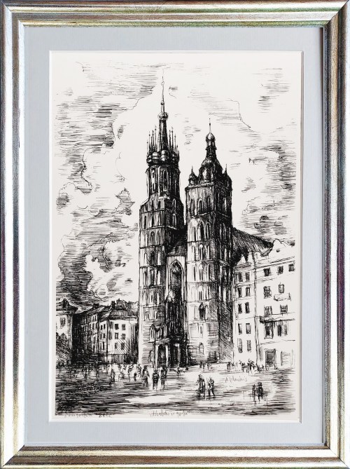 Andrzej Masianis (ur. 1974), Kraków w grafice, 2018