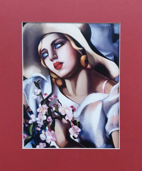 Tamara Łempicka (1894 - 1980), Słomkowy kapelusz