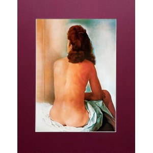 Salvador Dalí (1904–1989), „Gala, von hinten nackt“
