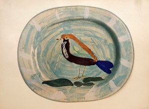 Pablo Picasso (1881-1973), 'Oiseau sur un rocher'' (Ptak na skale), 1950