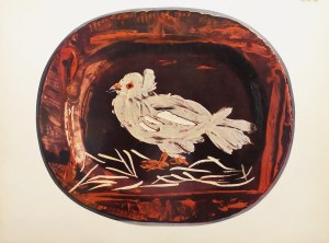 Pablo Picasso (1881-1973), „Colombe sur lit de paille” (Gołąb na posłaniu ze słomy), 1950