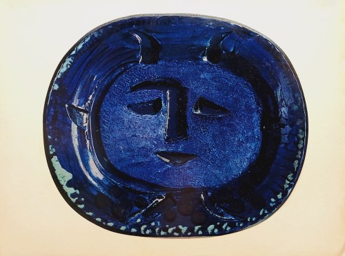 Pablo Picasso (1881-1973), The Blue Face (Niebieska twarz), 1950