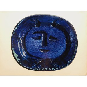 Pablo Picasso (1881–1973), „The Blue Face“ (Das blaue Gesicht), 1950