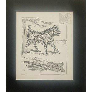 Pablo Picasso (1881-1973), Psiak z cyklu 31 rycin do tekstów Buffona, 1970