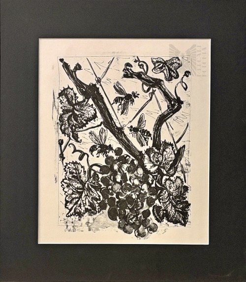 Pablo Picasso (1881-1973), Abeilles (Pszczoły) z cyklu 31 rycin do tekstów Buffona, 1970